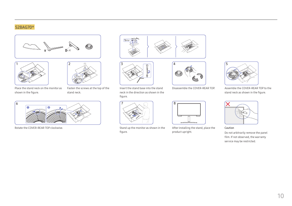 S28ag70 | Samsung G52A 32" 16:9 165 Hz IPS Gaming Monitor User Manual | Page 10 / 57