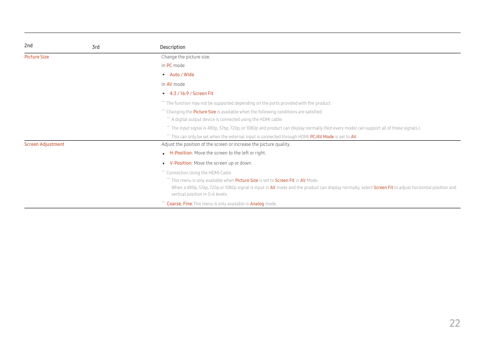 Samsung S24A336NHN 24" 16:9 LCD Monitor User Manual | Page 22 / 34