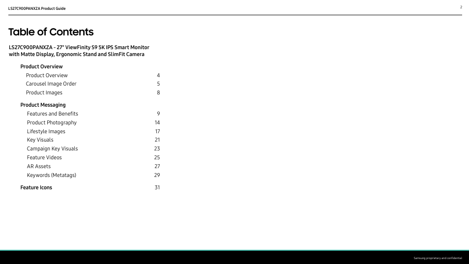 Samsung ViewFinity S9 27" 5K HDR Monitor with Webcam User Manual | Page 2 / 32