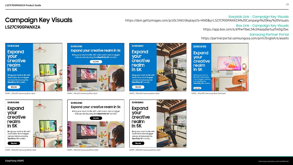 Campaign key visuals | Samsung ViewFinity S9 27" 5K HDR Monitor with Webcam User Manual | Page 23 / 32