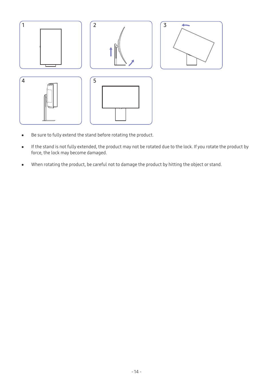 Samsung Odyssey Ark 55" 4K HDR 165 Hz Curved Gaming Monitor User Manual | Page 14 / 42