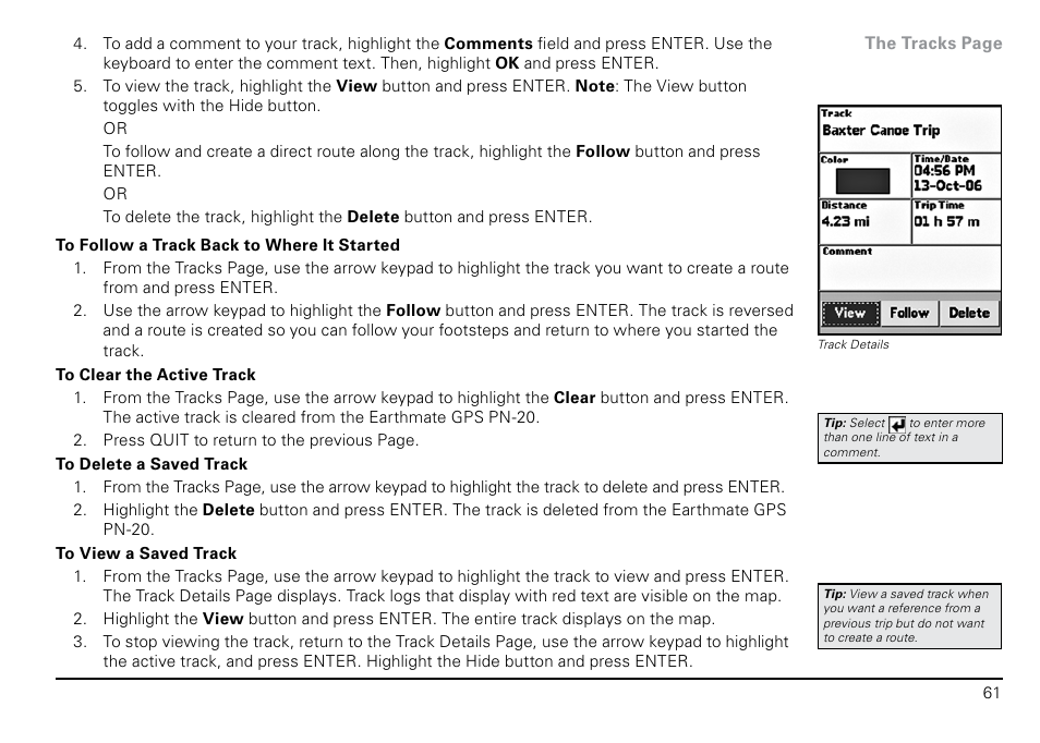 DeLorme PN-20 User Manual | Page 62 / 93