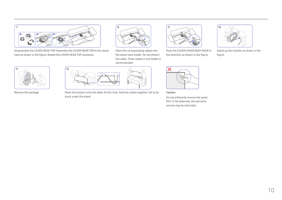 Samsung S95UA 49" 1440p HDR 120 Hz Curved Ultrawide Monitor User Manual | Page 10 / 45