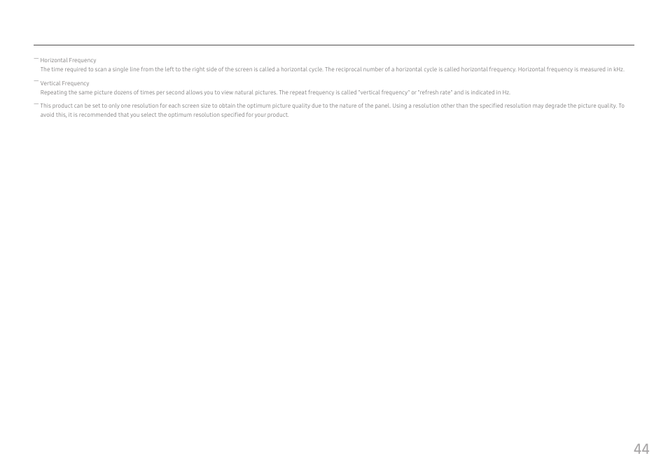 Samsung S95UA 49" 1440p HDR 120 Hz Curved Ultrawide Monitor User Manual | Page 44 / 45