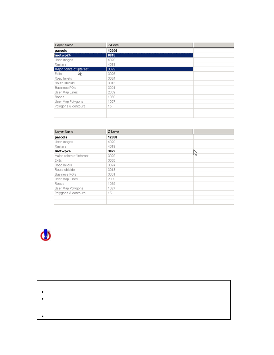 Checking layers out and in | DeLorme 6 User Manual | Page 198 / 437