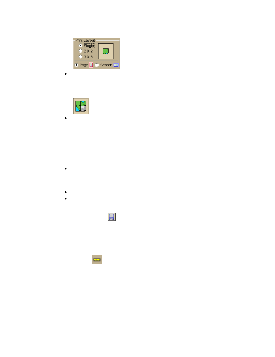 Measuring distance and area | DeLorme 6 User Manual | Page 28 / 437