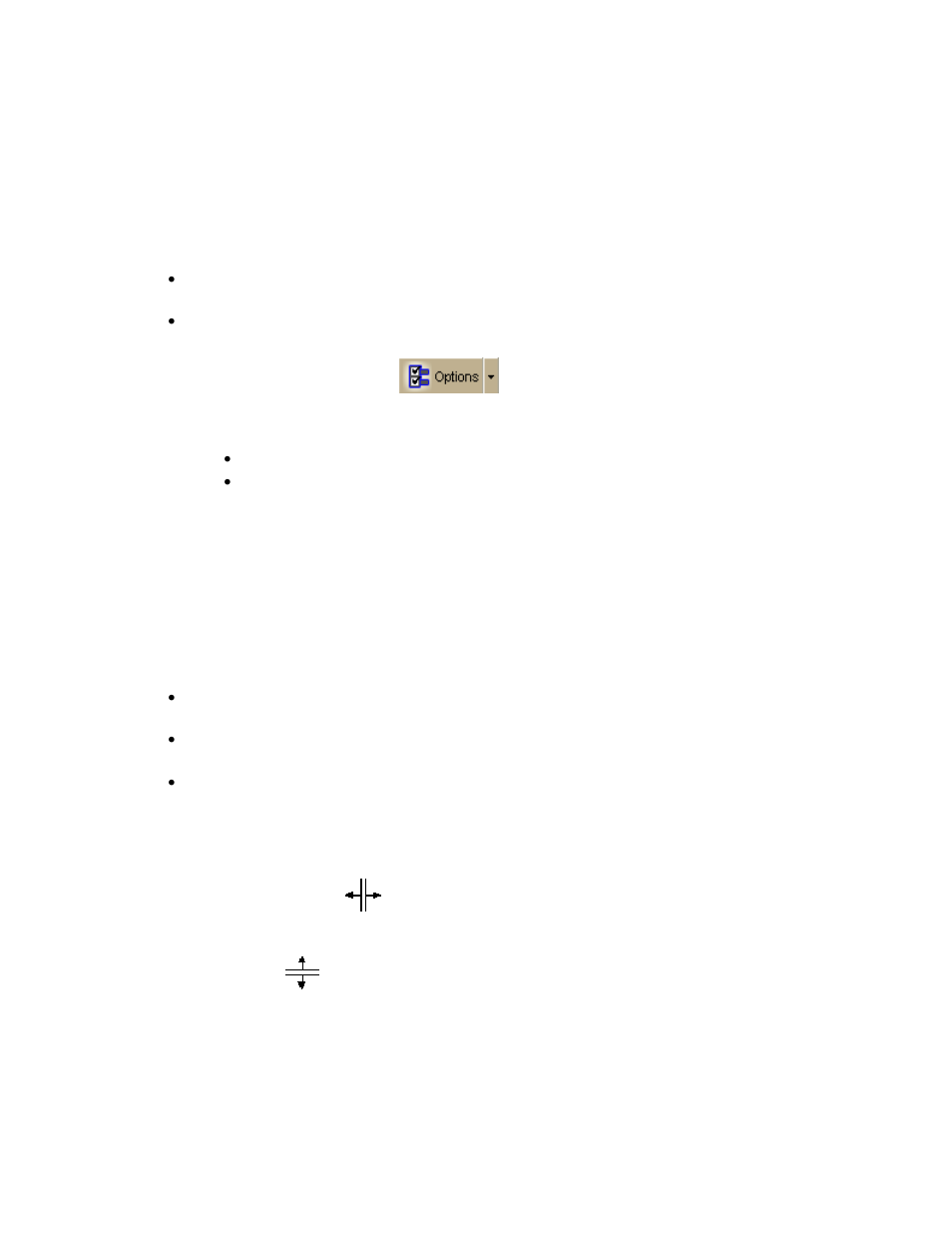 Resizing the map and tab areas | DeLorme 6 User Manual | Page 57 / 437