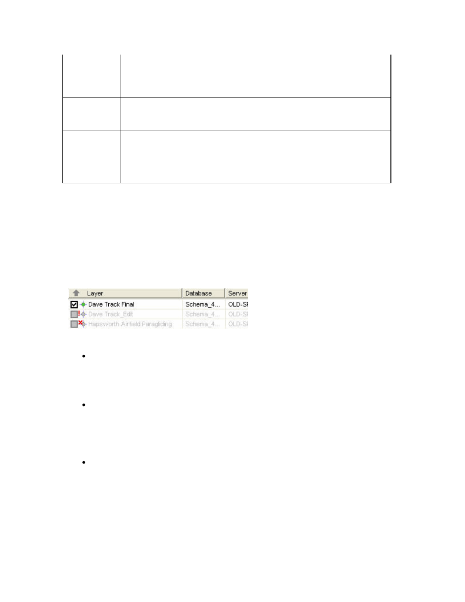 Handling disconnected or deleted layers | DeLorme 6 User Manual | Page 92 / 437