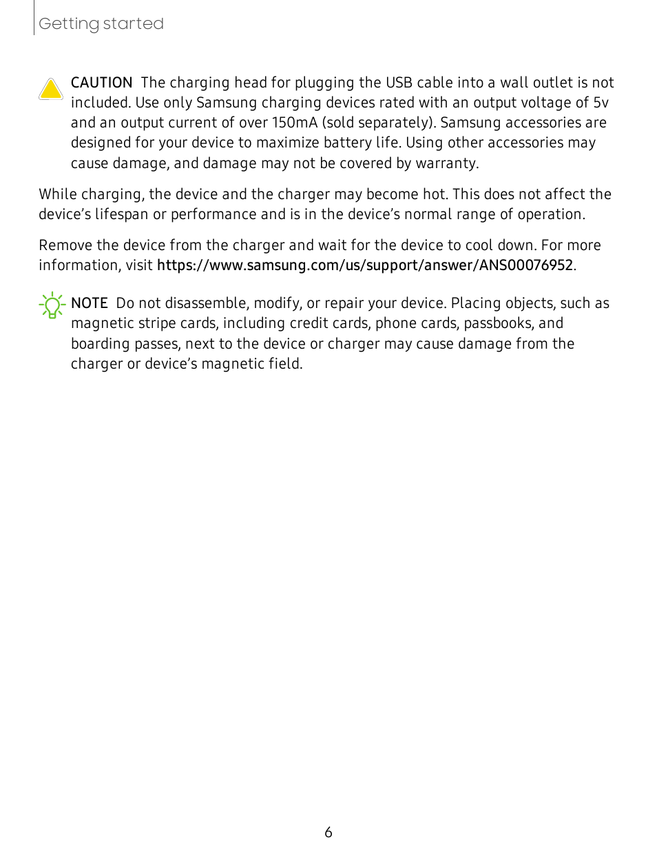 Samsung Galaxy Buds Live Noise-Canceling True Wireless Earbud Headphones (Mystic Bronze) User Manual | Page 6 / 25