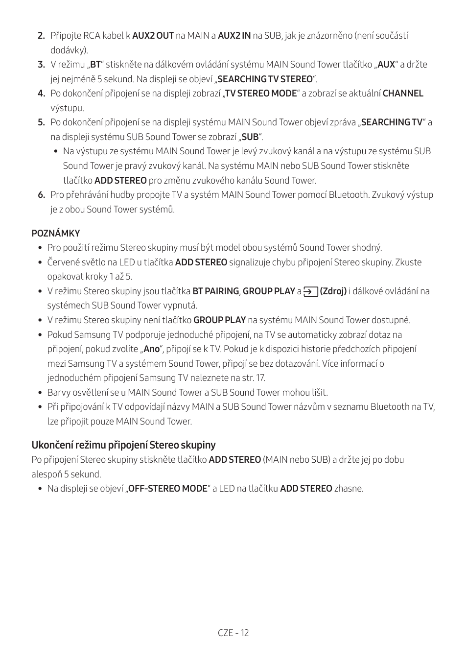 Samsung MX-T50 Giga Party 500W Wireless Speaker User Manual | Page 106 / 512