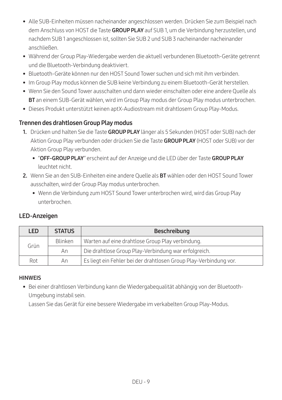 Samsung MX-T50 Giga Party 500W Wireless Speaker User Manual | Page 133 / 512