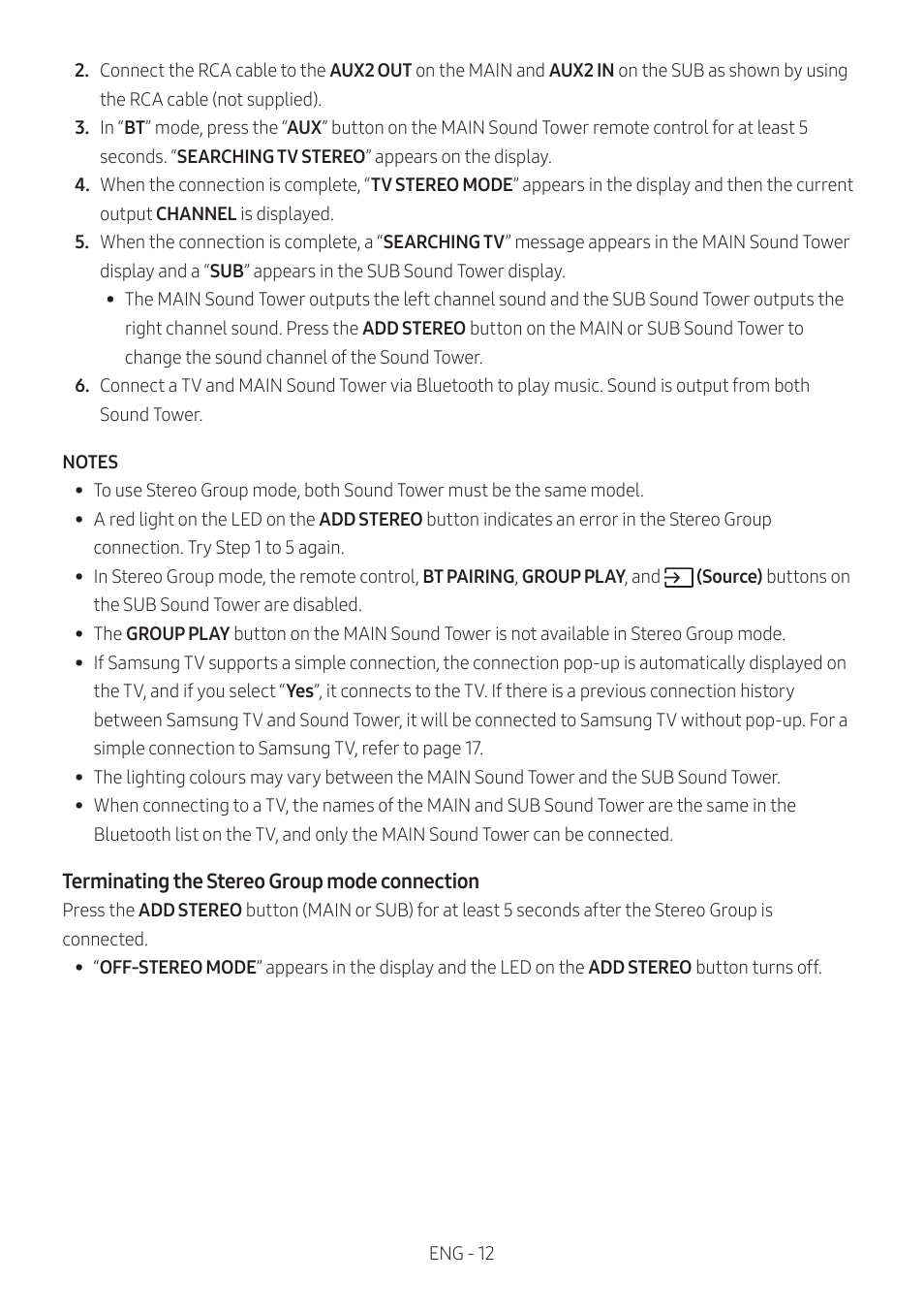 Samsung MX-T50 Giga Party 500W Wireless Speaker User Manual | Page 16 / 512