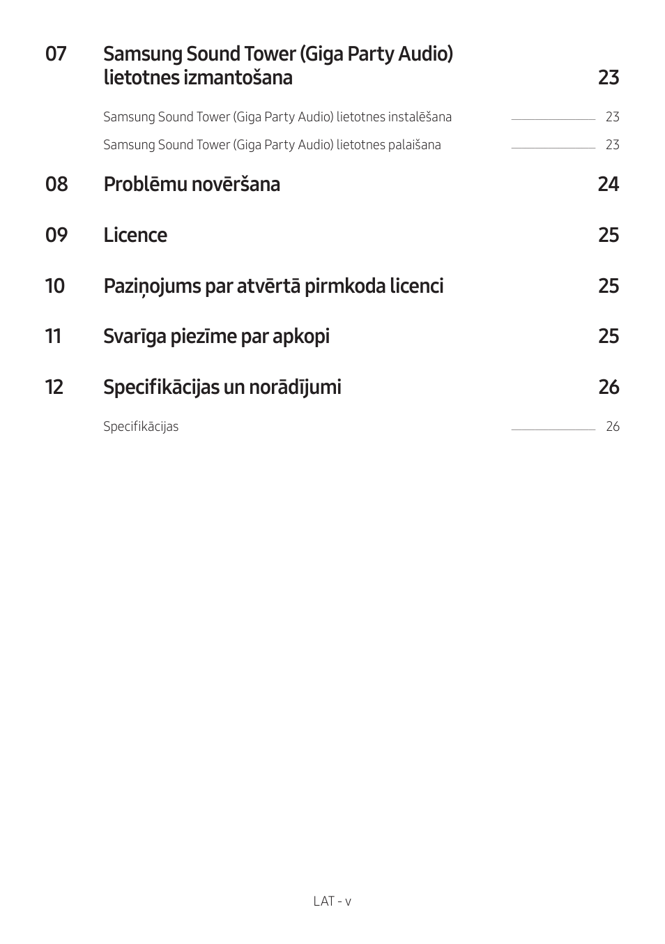 Samsung MX-T50 Giga Party 500W Wireless Speaker User Manual | Page 305 / 512