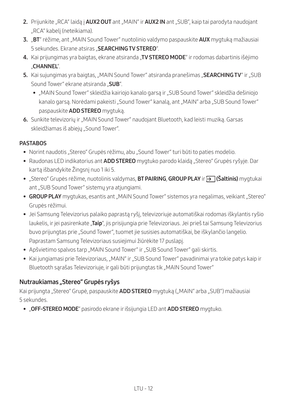 Samsung MX-T50 Giga Party 500W Wireless Speaker User Manual | Page 346 / 512