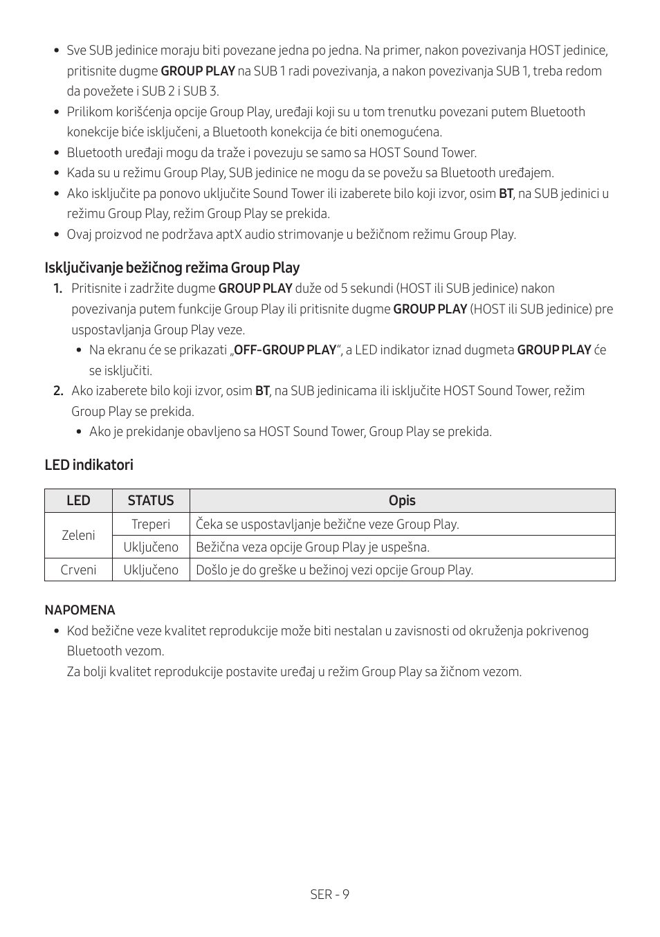 Samsung MX-T50 Giga Party 500W Wireless Speaker User Manual | Page 433 / 512