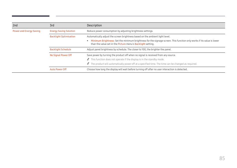 Samsung QHC Series 43" 4K UHD Commercial Monitor User Manual | Page 85 / 108