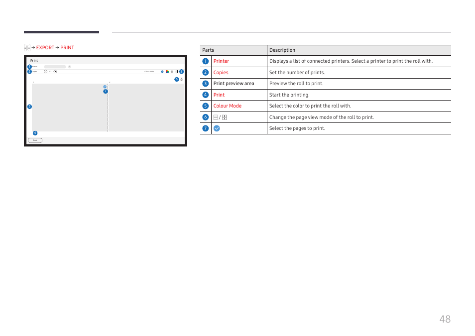 Samsung WM55B Flip Pro 55" 4K Interactive Touchscreen LED Display User Manual | Page 48 / 76