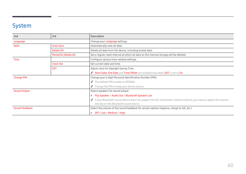 System | Samsung WM55B Flip Pro 55" 4K Interactive Touchscreen LED Display User Manual | Page 60 / 76