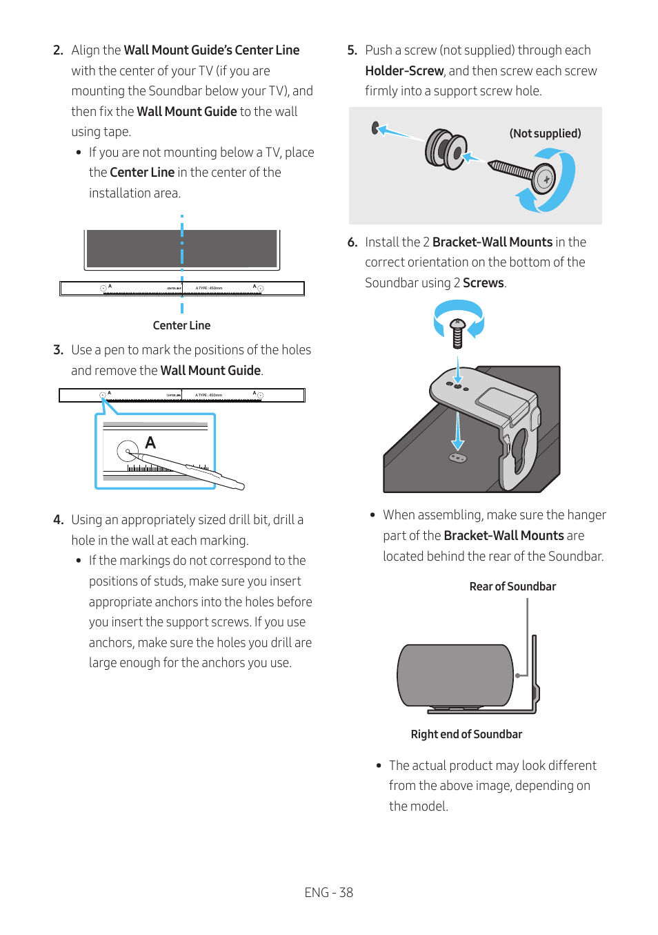 Samsung HW-S60B 5-Channel Soundbar User Manual | Page 38 / 48