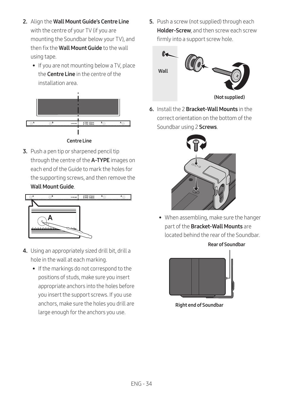 Samsung HW-Q600B 3.1.2-Channel Soundbar System User Manual | Page 34 / 127