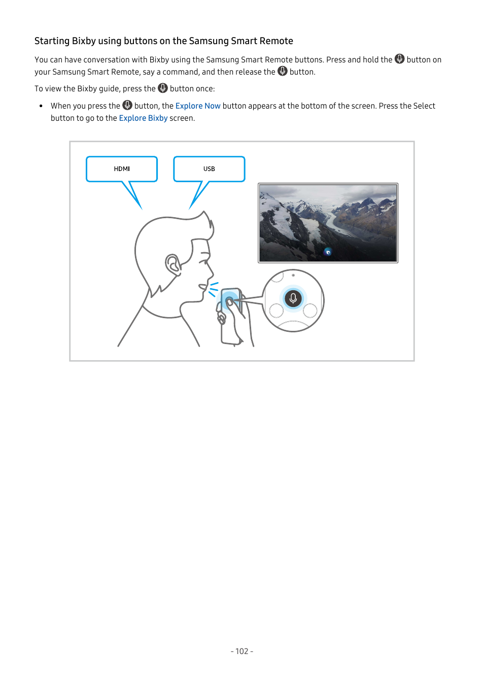 Samsung S95C 77" 4K HDR Quantum Dot OLED TV User Manual | Page 102 / 272