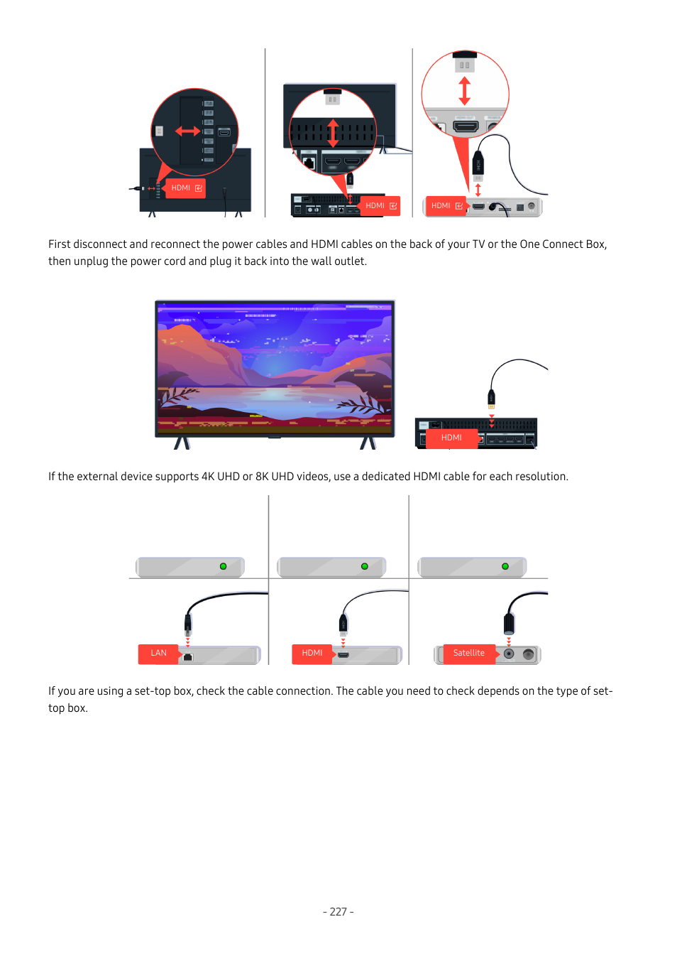 Samsung S95C 77" 4K HDR Quantum Dot OLED TV User Manual | Page 227 / 272