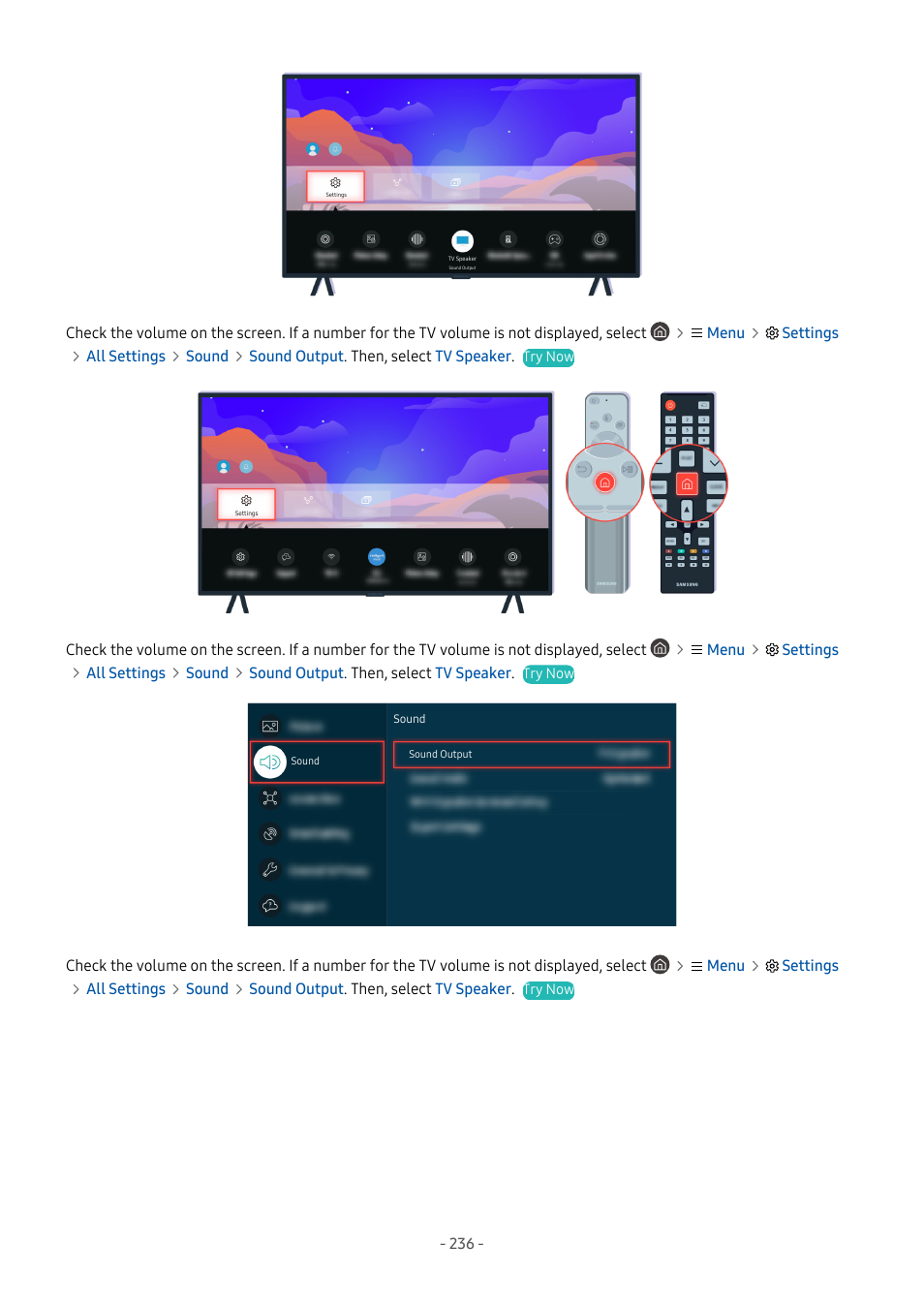 Samsung S95C 77" 4K HDR Quantum Dot OLED TV User Manual | Page 236 / 272