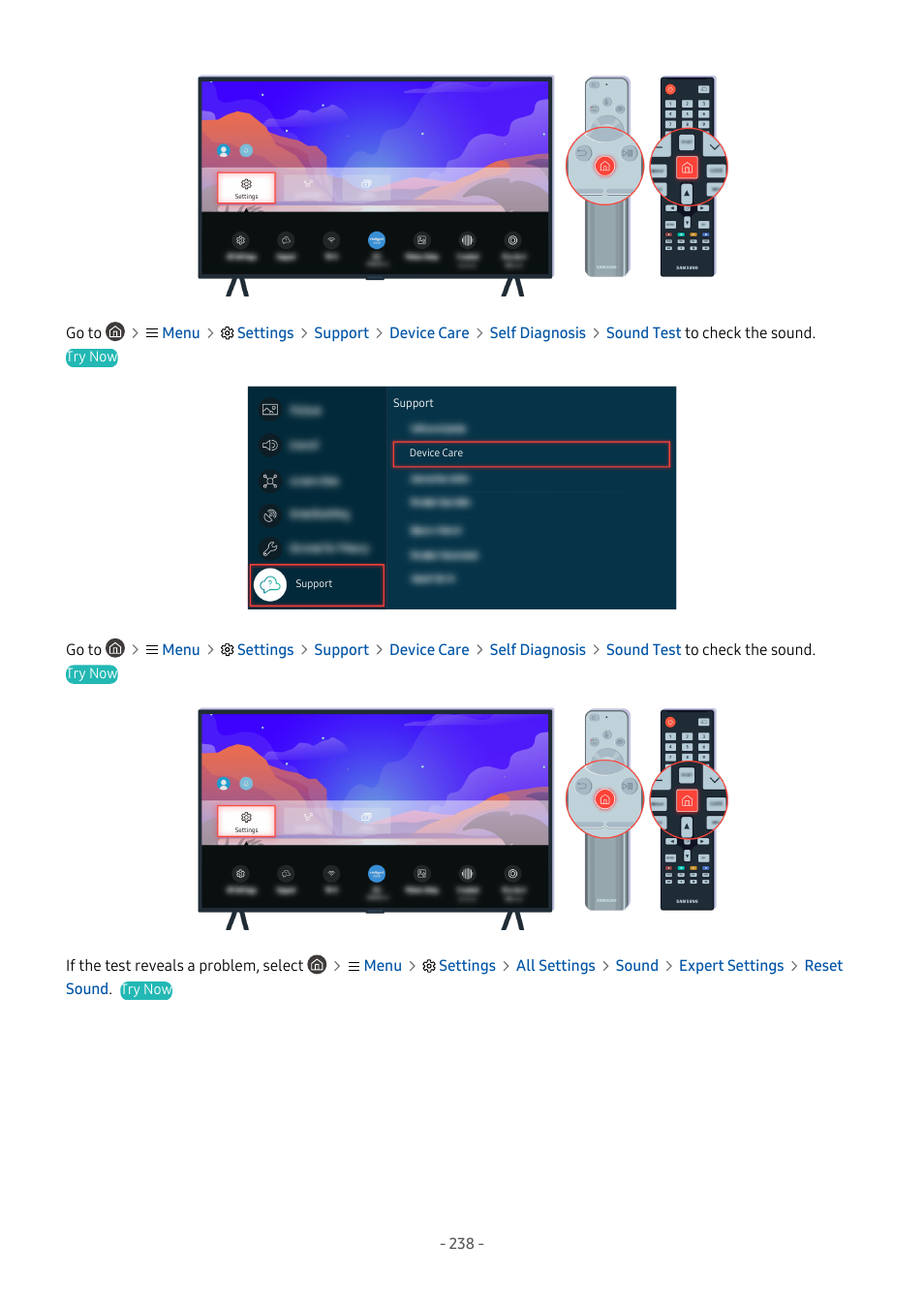 Samsung S95C 77" 4K HDR Quantum Dot OLED TV User Manual | Page 238 / 272