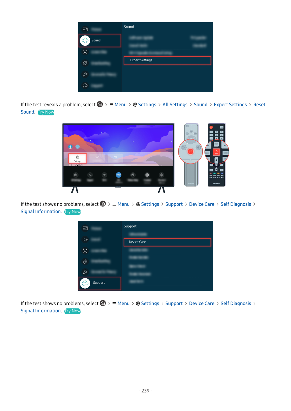 Samsung S95C 77" 4K HDR Quantum Dot OLED TV User Manual | Page 239 / 272