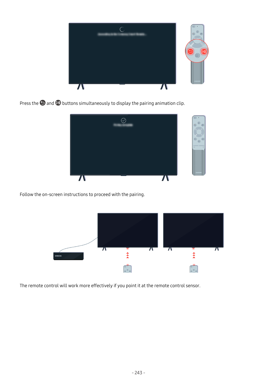 Samsung S95C 77" 4K HDR Quantum Dot OLED TV User Manual | Page 243 / 272