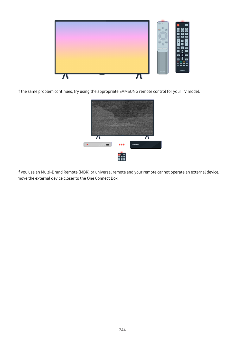 Samsung S95C 77" 4K HDR Quantum Dot OLED TV User Manual | Page 244 / 272