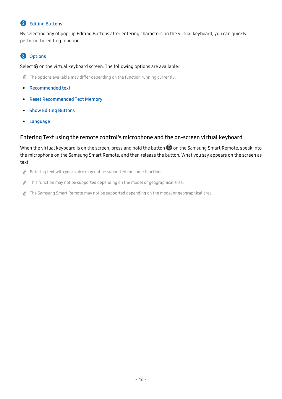 Samsung S95C 77" 4K HDR Quantum Dot OLED TV User Manual | Page 46 / 272