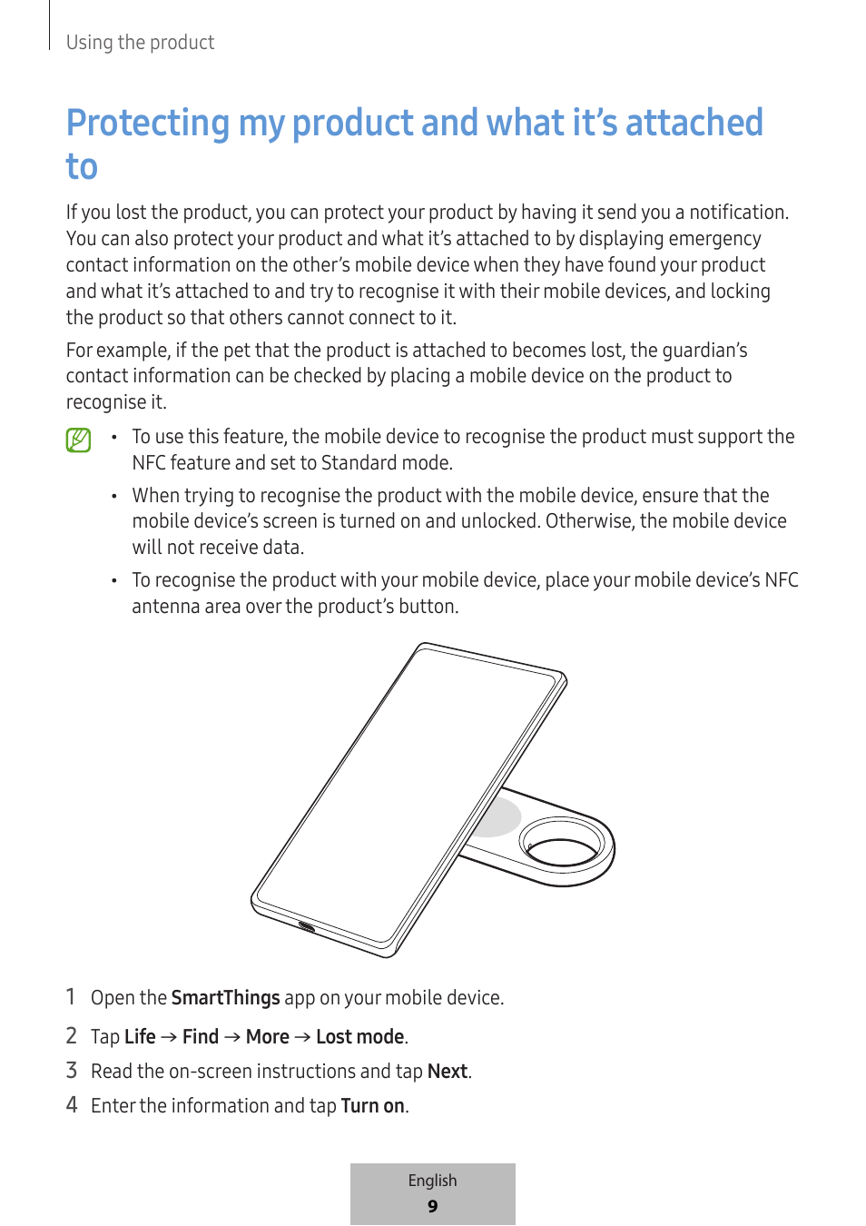 Protecting my product and what it’s attached to | Samsung SmartTag2 Wireless Tracker (White) User Manual | Page 11 / 798