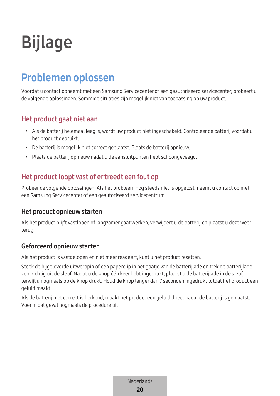 Bijlage, Problemen oplossen | Samsung SmartTag2 Wireless Tracker (White) User Manual | Page 352 / 798