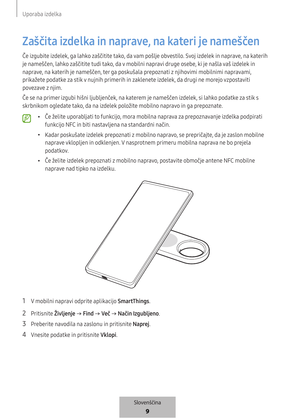 Zaščita izdelka in napra ve, na kateri je nameščen | Samsung SmartTag2 Wireless Tracker (White) User Manual | Page 473 / 798