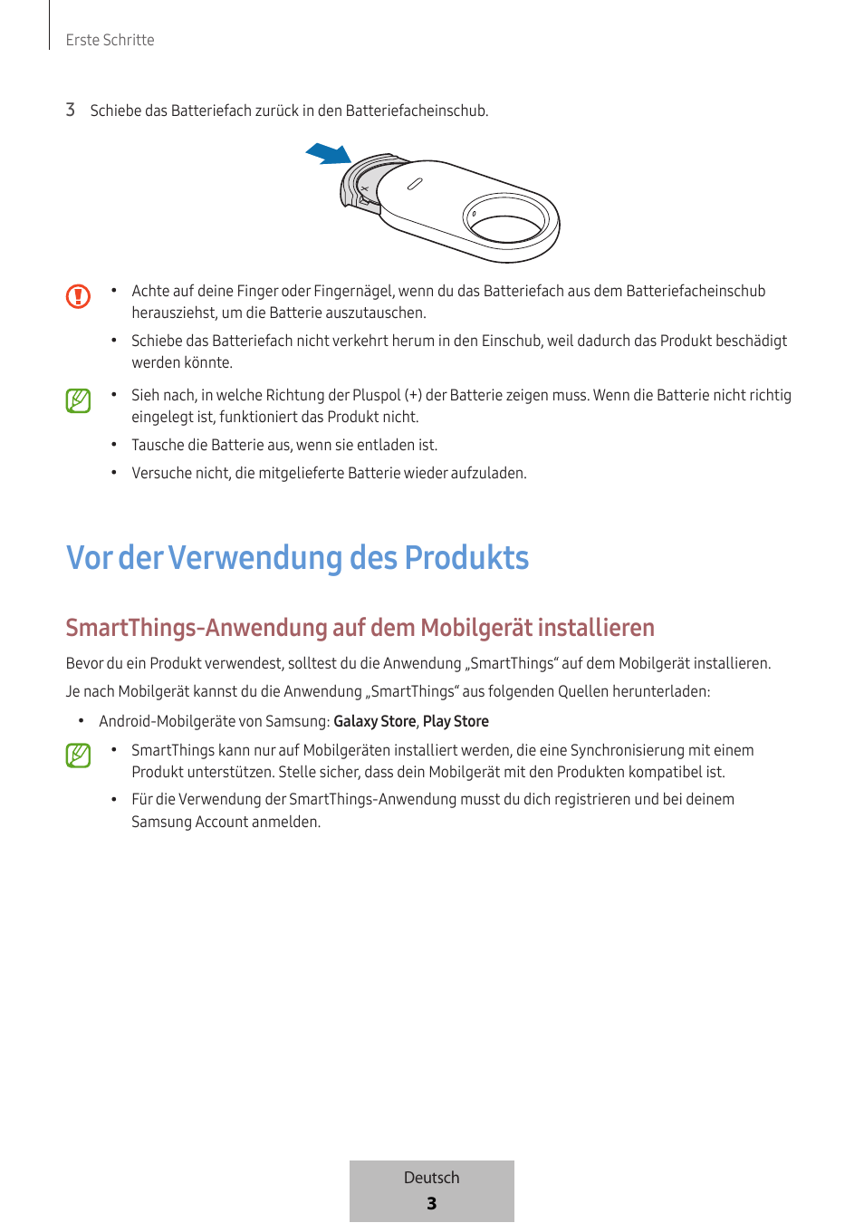 Vor der verwendung des produkts | Samsung SmartTag2 Wireless Tracker (White) User Manual | Page 49 / 798