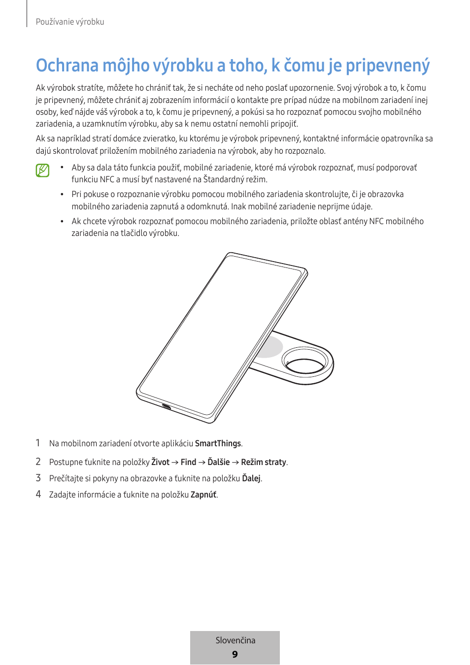 Ochrana môjho výrobku a toho, k čomu je pripevnený | Samsung SmartTag2 Wireless Tracker (White) User Manual | Page 495 / 798