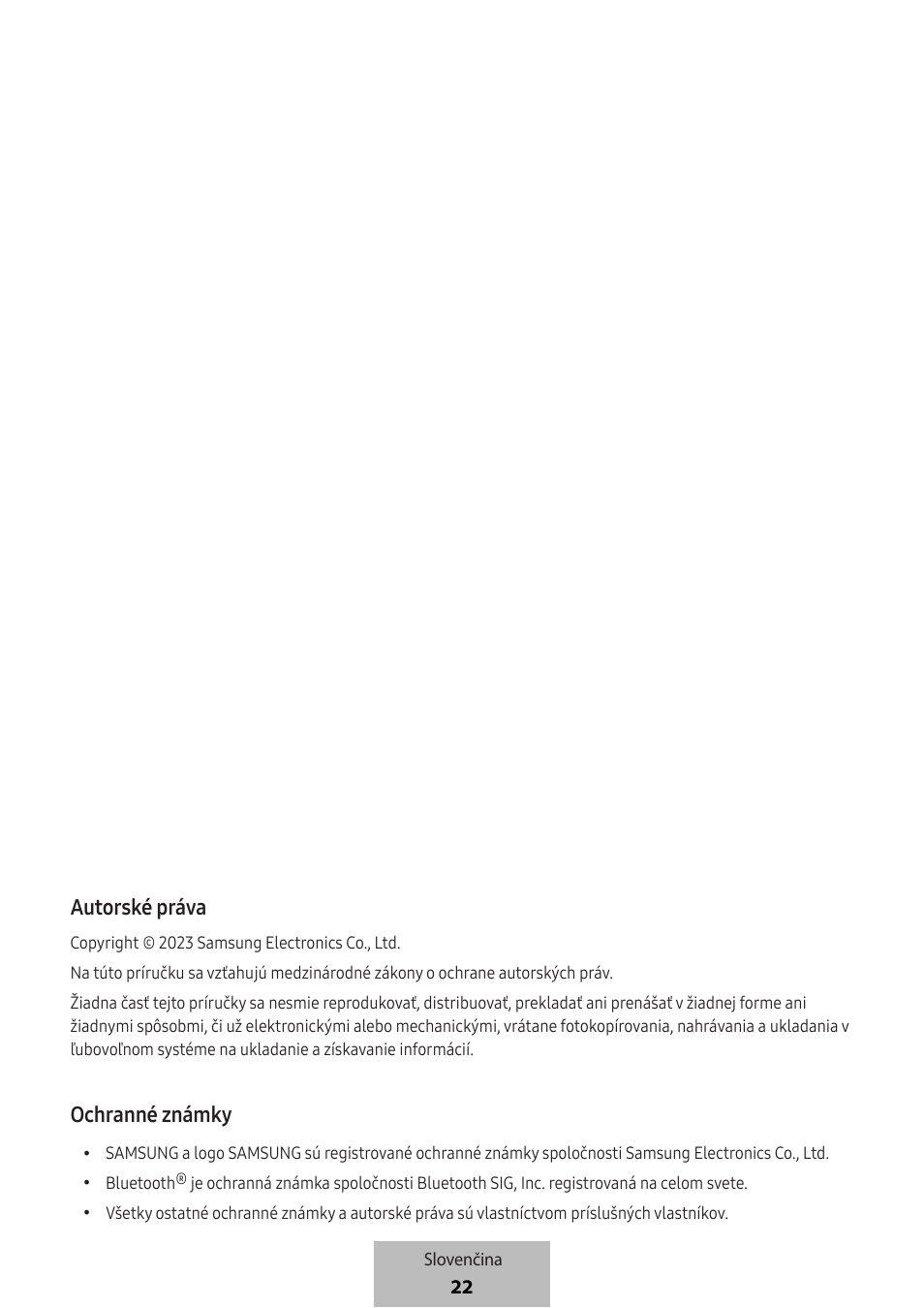 Autorské práva, Ochranné známky | Samsung SmartTag2 Wireless Tracker (White) User Manual | Page 508 / 798