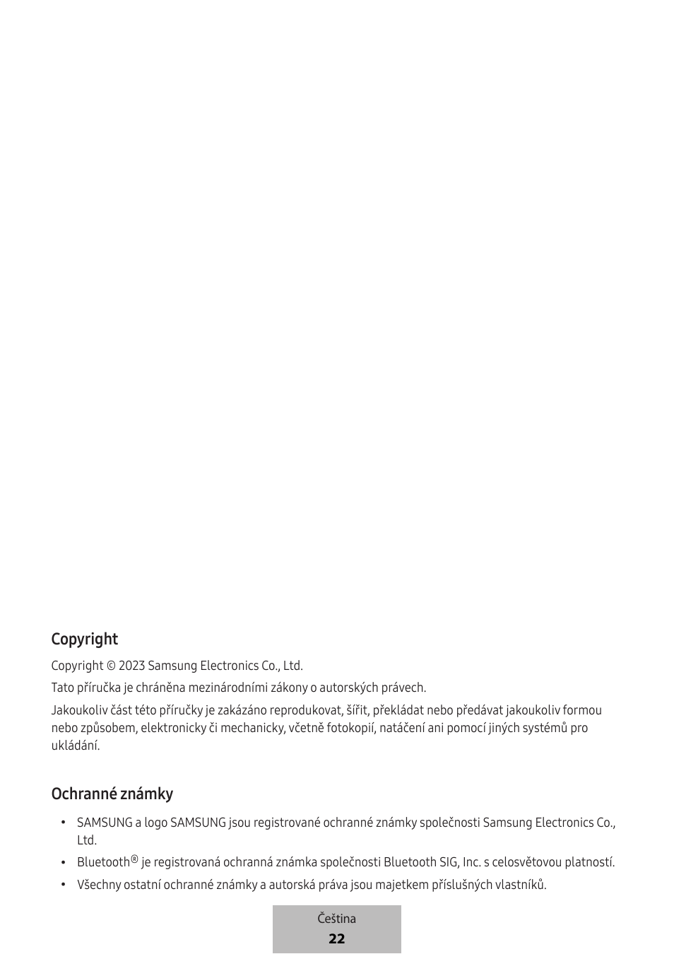 Copyright, Ochranné známky | Samsung SmartTag2 Wireless Tracker (White) User Manual | Page 530 / 798