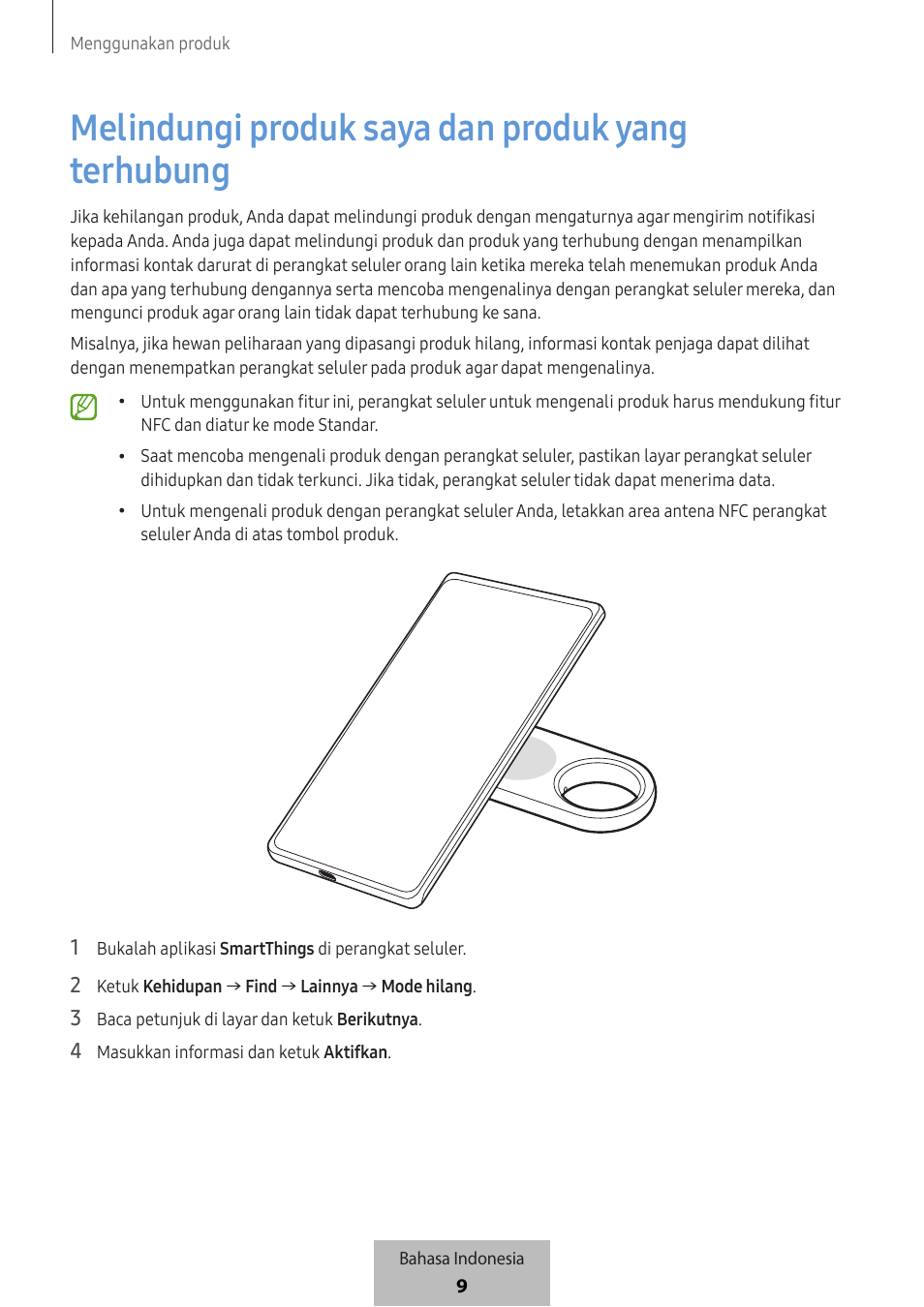 Melindungi produk saya dan produk yang terhubung | Samsung SmartTag2 Wireless Tracker (White) User Manual | Page 584 / 798