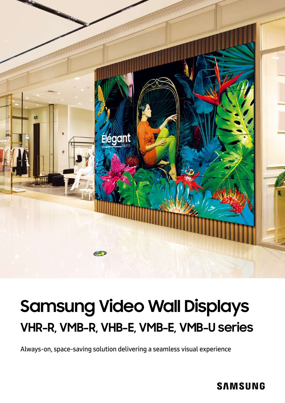 Samsung VM46B-U 46" Video Wall Display User Manual | 11 pages