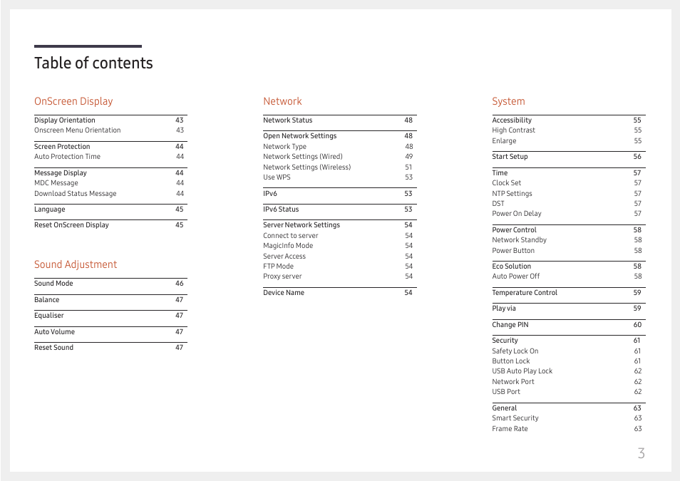 Samsung UHD Signage Player Box User Manual | Page 3 / 73