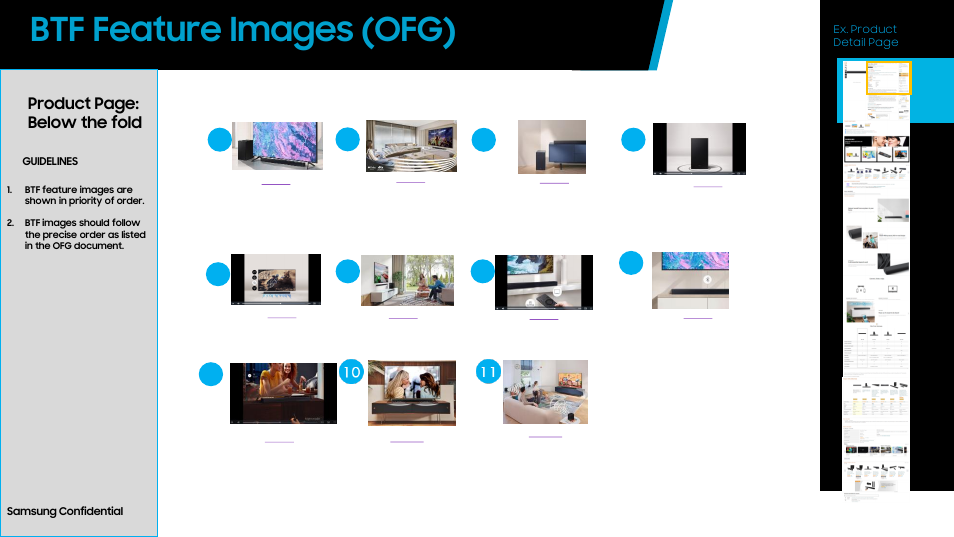 Btf feature images (ofg), Product page: below the fold | Samsung HW-C450 300W 2.1 Channel DTS Virtual:X Soundbar System User Manual | Page 8 / 12