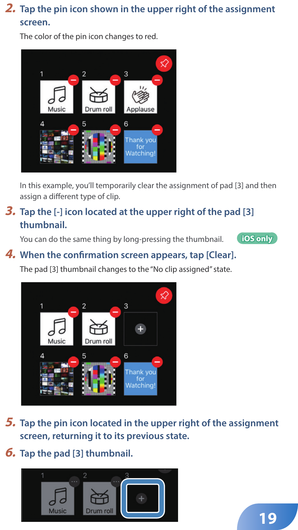 Roland GO:LIVECAST Live Streaming Audio and Video Studio for Smartphones and Tablets User Manual | Page 19 / 46