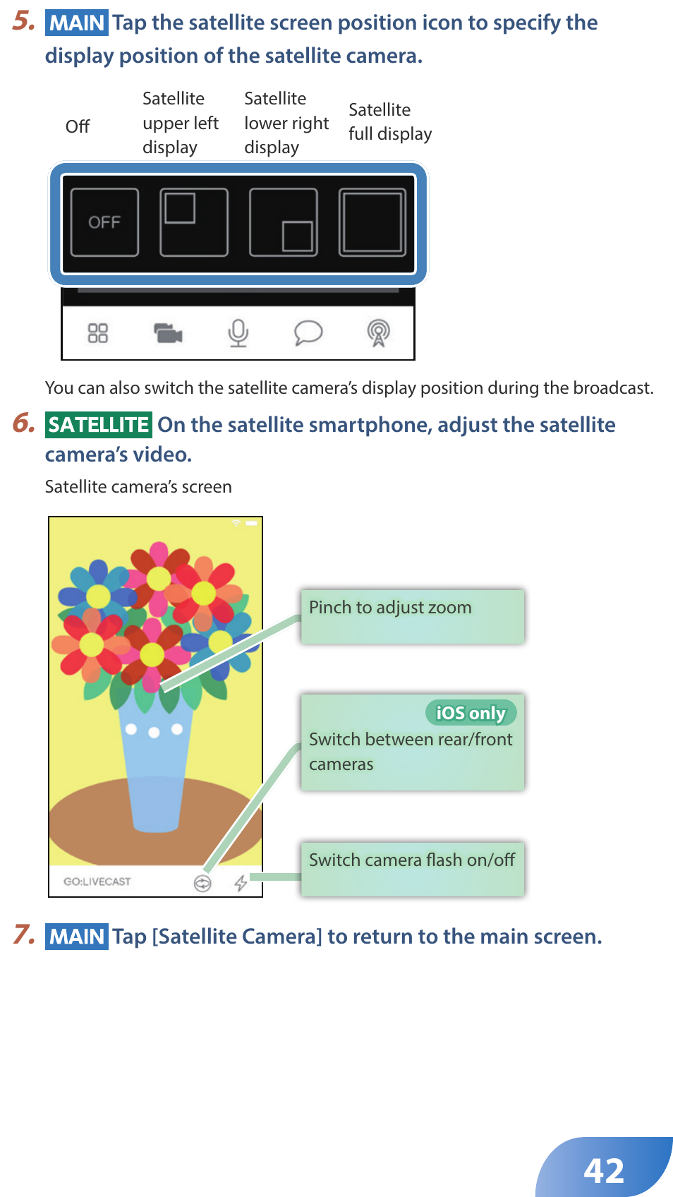 Roland GO:LIVECAST Live Streaming Audio and Video Studio for Smartphones and Tablets User Manual | Page 42 / 46