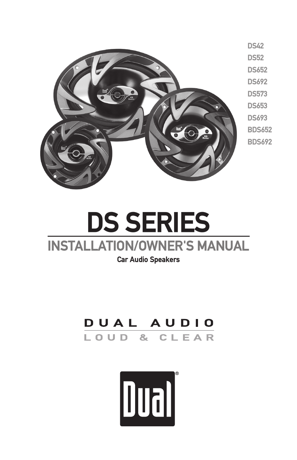 Dual DS SERIES DS573 User Manual | 8 pages