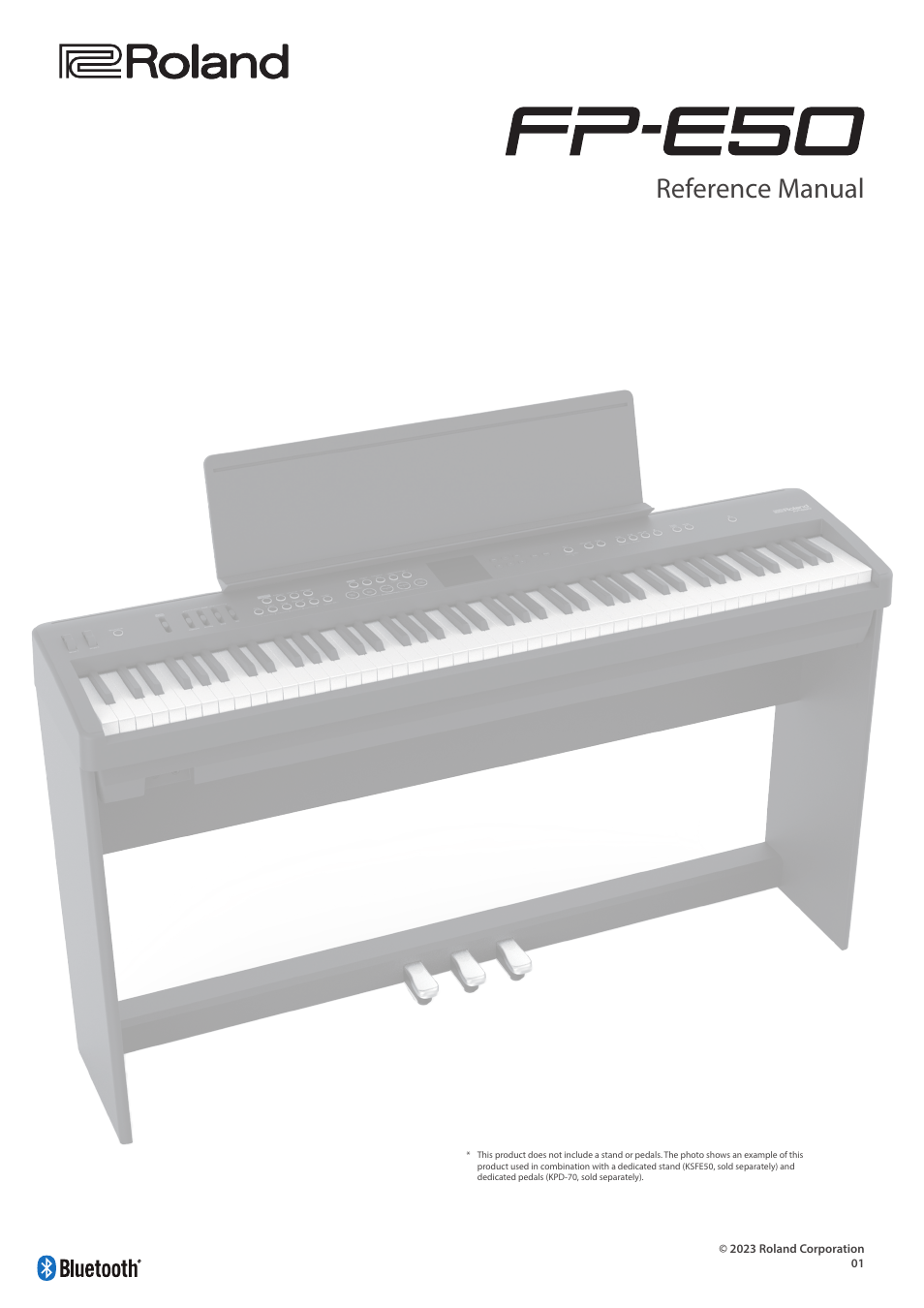 Roland FP-E50 88-Key Portable Digital Piano User Manual | 85 pages