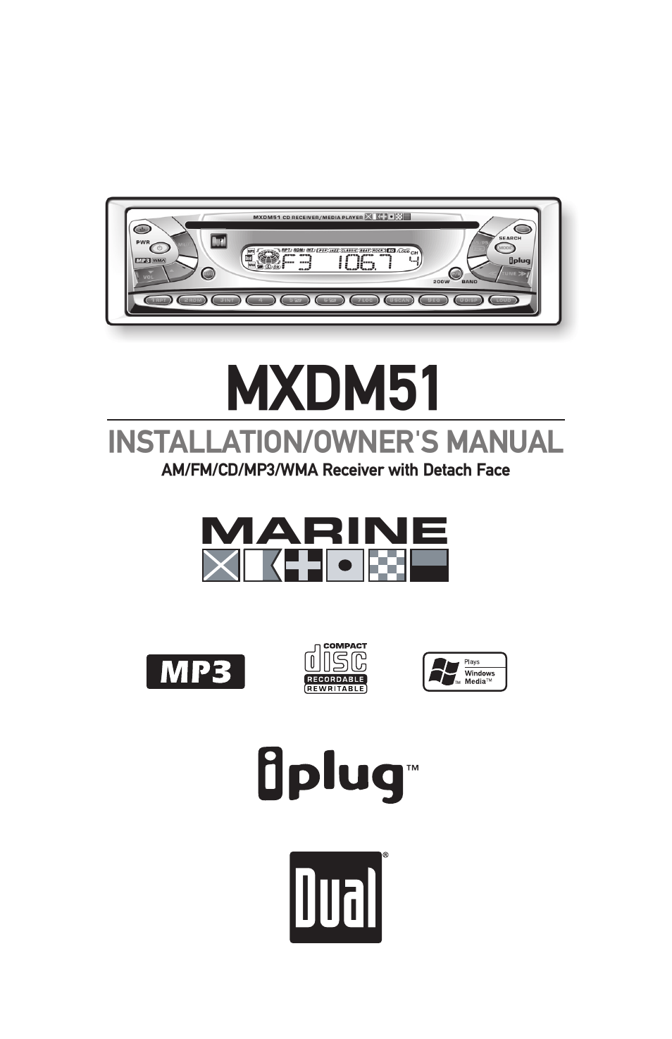 Dual MXDM51 User Manual | 20 pages