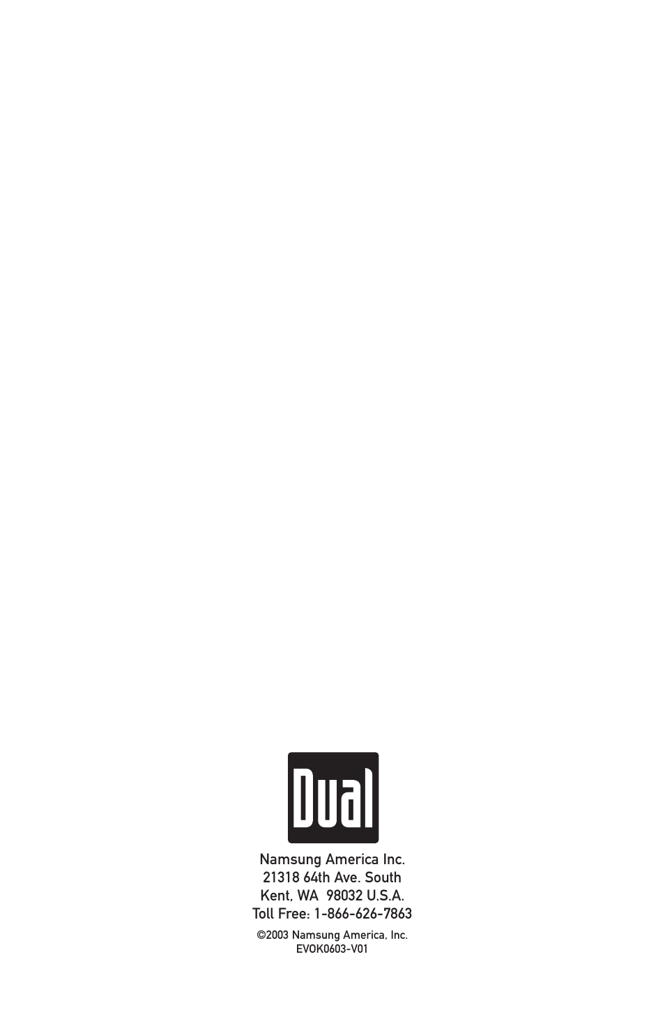 Dual DMS651 User Manual | Page 8 / 8