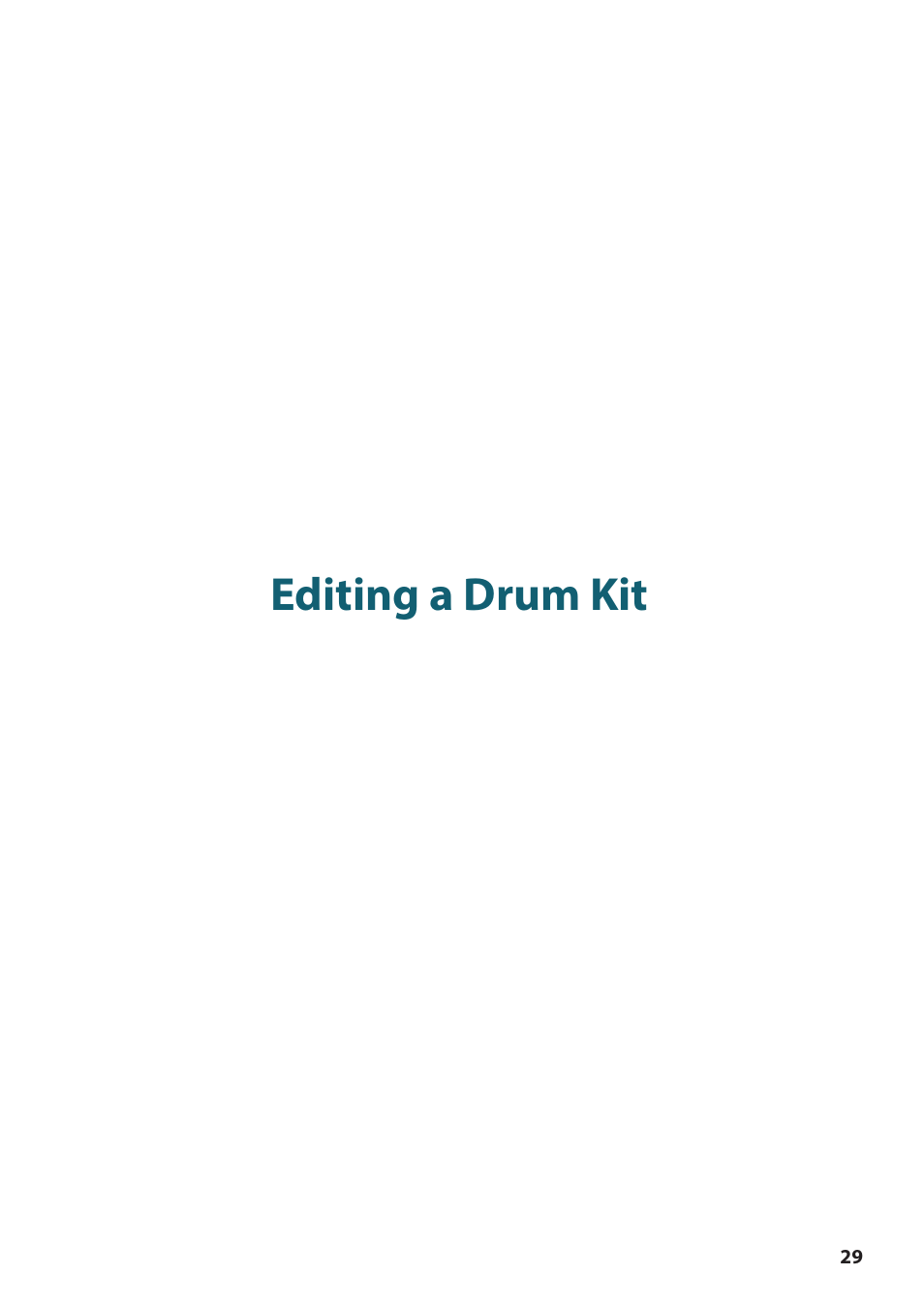 Editing a drum kit | Roland TD-27KV2 V-Drums Electronic Drum Kit User Manual | Page 29 / 67